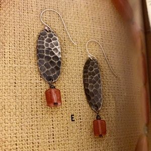 SILPADA RARE CHERRY CRYSTAL / sterling earrings